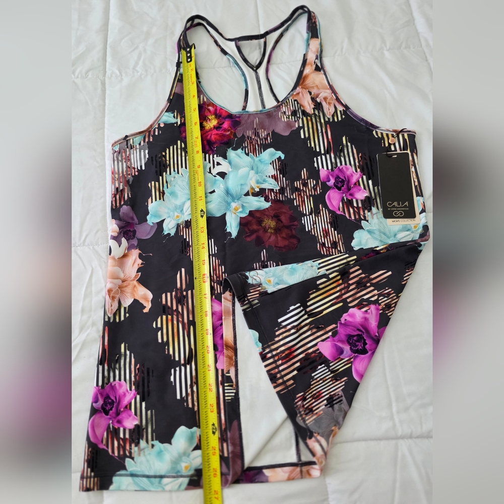 CALIA Fitted Move Tank Top Thin Racerback with Wicking And Antimicrobial Tech 1X - Picture 8 of 8